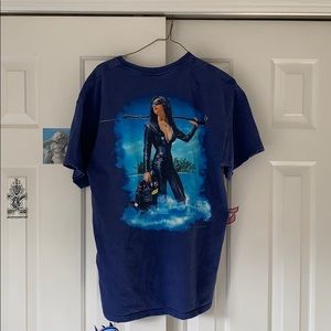 Spear-fishing girl shirt